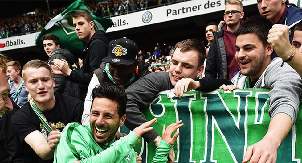 Así fue el gol 102 de Claudio Pizarro con el Werder Bremen. (Foto: Getty Images | Video: Футбол )