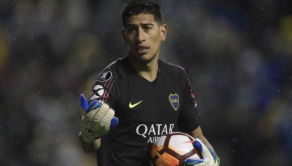 Estaban Andrada regresó a Argentina, entrenó con Boca Juniors, pero se pierde el superclásico. (Foto: AFP)