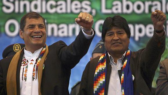 Rafael Correa aboga en Chile por salida al mar para Bolivia