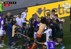 La pelea en el Liga de Quito vs. Santos por Copa Libertadores que terminó con tres expulsados | VIDEO
