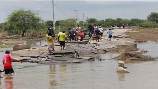 Piura: vías siguen interrumpidas debido a desastres naturales