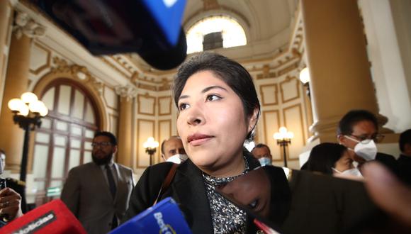 Betssy Chávez afronta una denuncia constitucional presentada por la fiscal de la Nación, Patricia Benavides, por el golpe de Estado perpetrado por Pedro Castillo. (Foto: El Comercio)