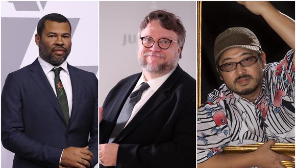 Jordan Peele, Guillermo del Toro y Takashi Shimizu, algunos de los grandes directores del horror de los últimos años. (Foto: Agencias)