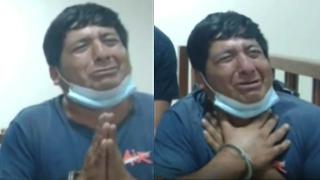 Chimbote: ladrón lloró, suplicó y se arrodilló durante audiencia para no recibir prisión preventiva | VIDEO