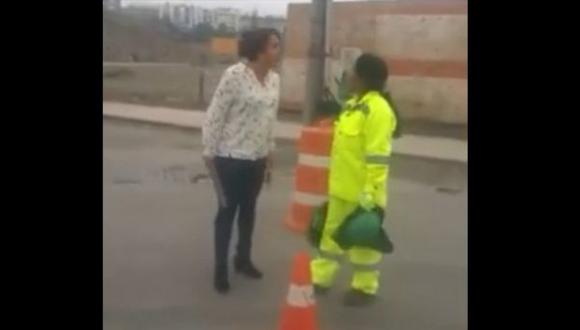 Arequipa: mujer que agredió a trabajadora también presenta golpes