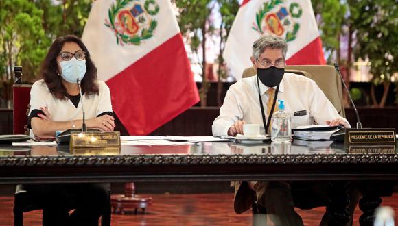 El Gobierno ofreció este miércoles 24 de marzo una conferencia para informar sobre las medidas adoptadas en el marco de la pandemia | Foto: PCM