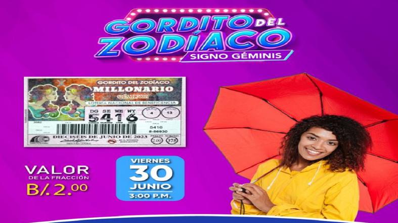 Lotería Nacional de Panamá -  Gordito del Zodíaco del viernes 30 de junio: mira los resultados