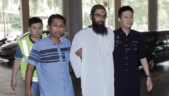 Salah Salem Saleh Sulaiman, el primer condenado por difundir noticias falsas en Malasia. (AP).