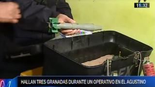 El Agustino: hallan granada antitanque en medio de la basura