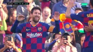 Barcelona vs. Eibar: el gol de Messi tras superar a tres rivales y definir de zurda [VIDEO]