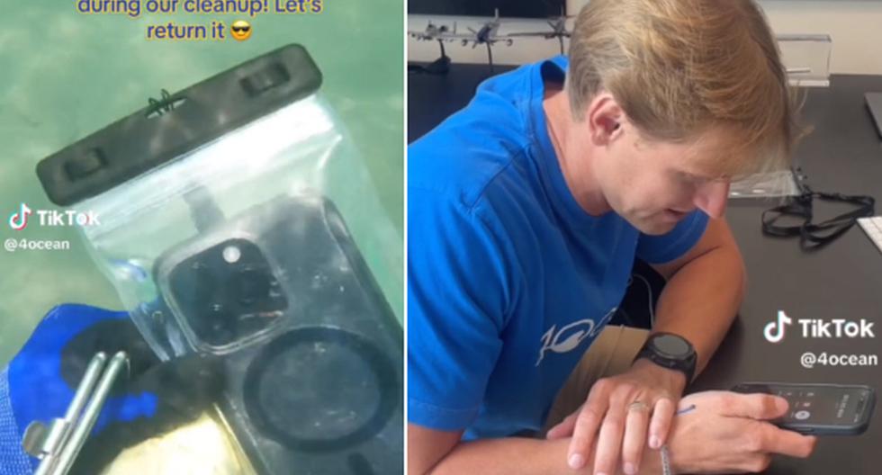 Encontró un iPhone en el fondo del mar, lo usó y habló con la madre del dueño |  USOS