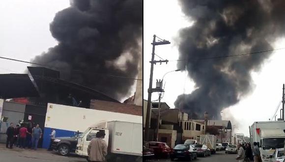 San Luis: incendio destruye almacén de sillas de ruedas de MIMP