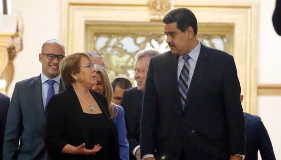 Maduro envía dura carta a Bachelet pidiendo rectificar "informe injurioso" ante la ONU. Foto: Archivo de AP