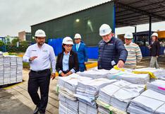 Planta de reciclaje de Surco transformará más de 1000 toneladas de documentación en cajas archiveras