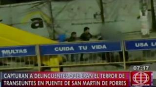 Capturan a banda de 'cogoteros' que operaba en puente de SMP