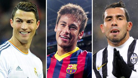 ¡Felicidades! Cristiano Ronaldo, Neymar y Tevez cumplen años