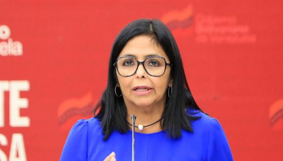 La vicepresidenta venezolana Delcy Rodríguez.