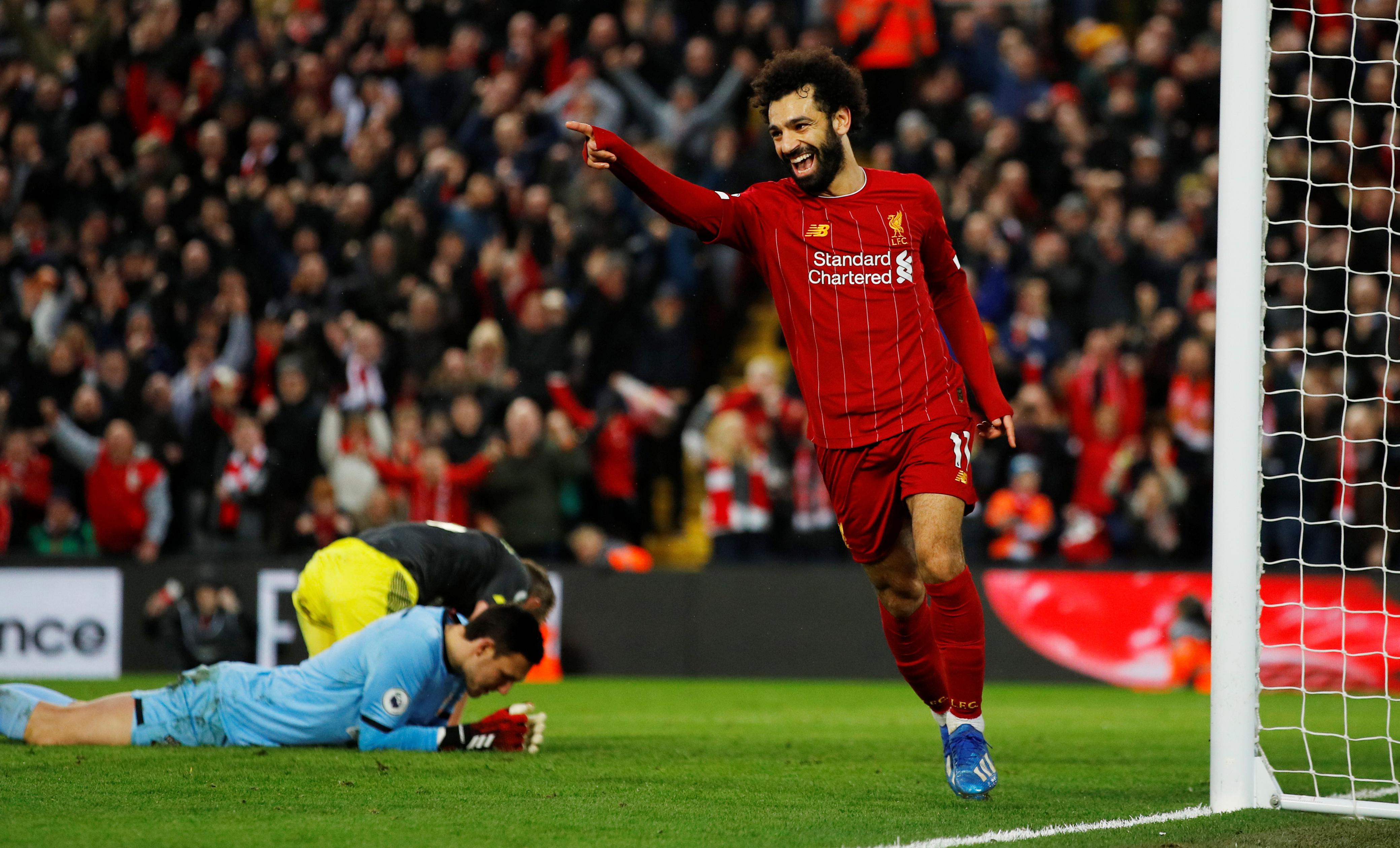 Salah es la gran figura del Liverpool. Marcó dos tantos ante el Southampton. (Foto: Reuters)