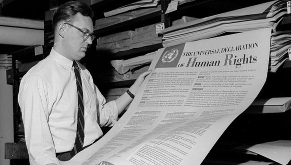 “El problema reside en un error filosófico que confunde derechos naturales con derechos positivos, tal y como lo hace la Declaración Universal de Derechos Humanos (1948) de la ONU que la Unión Soviética ayudó a redactar”. (Foto: Getty Images).