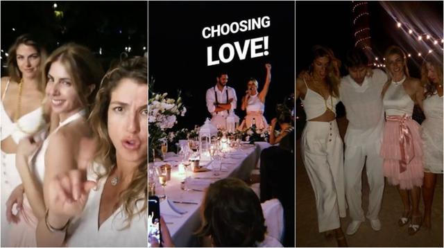 Diferentes momentos de la romántica boda de ensueño de Fiorella Cayo y Miguel Labarthe. (Foto: Instagram)