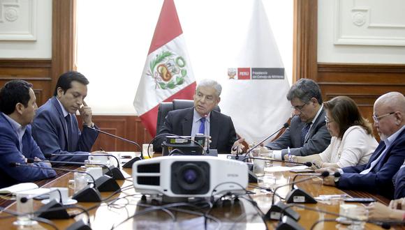 La bancada de Peruanos por el Kambio se reunió el último jueves con el primer ministro, César Villanueva. (Foto: PCM)