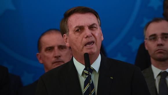 Jair Bolsonaro también dijo lamentar la situación sanitaria del país, expresó su “solidaridad a las familias que perdieron seres queridos” y consideró que “así es la vida”. (Foto: Andre Borges/Bloomberg).
