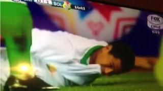 Boliviano anotó un gol a Chile en Coquimbo y celebró 'nadando'