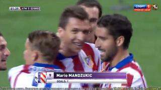 El gol de Mandzukic que le dio el título al Atlético de Madrid