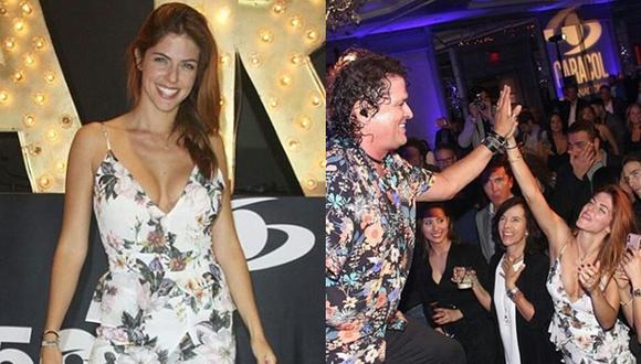 Stephanie Cayo y Carlos Vives coincidieron en evento por los 50 años de Caracol televisión en Los Ángeles. (Fotos: Instagram)