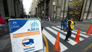 Así es el plan de desvío vehicular por la peatonalización del Centro Histórico de Lima | MAPA
