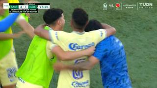 Goles de Damm y Dos Santos para el 2-1 y 3-1 de América vs. Chivas | VIDEO