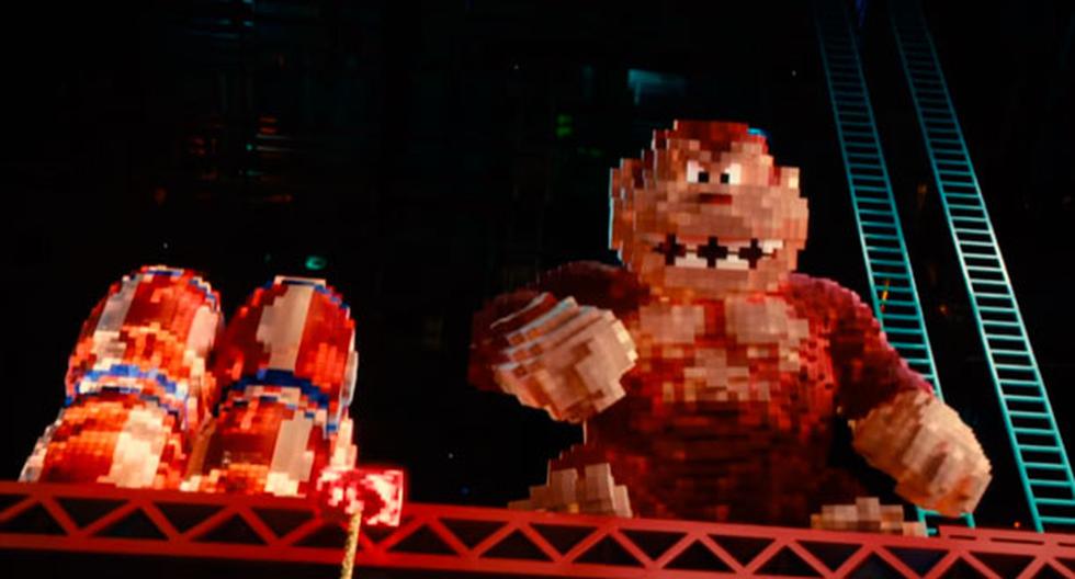 Donkey Kong será uno de los enemigos a derrotar en Pixels. (Foto: Difusión)