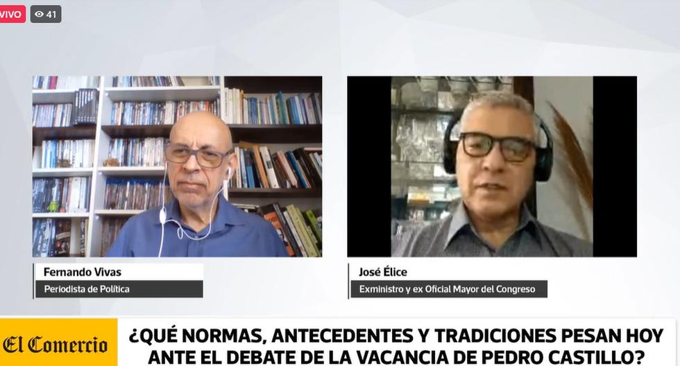 Fernando Vivas y José Elice hablan sobre sobre el debate de la segunda moción de vacancia.