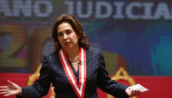 La presidenta del Poder Judicial aseguró que desde el 2015 no vivía con Laca Rivadeneira, por lo que no puede aseverarse objetivamente que conocía de las contrataciones de este. (Foto: archivo GEC)