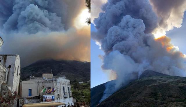 Volcán Stromboli | Italia: Al menos un muerto y un herido en violenta explosión. Fotos: EFE