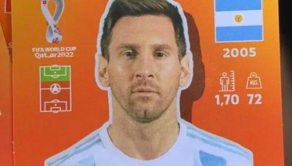 Álbum Panini Qatar 2022: ¿por qué la figurita de Messi es la más difícil de conseguir?. (Foto: Twitter)