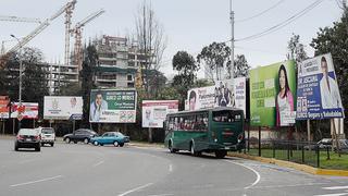 Paneles electorales contaminan visualmente las calles de Lima