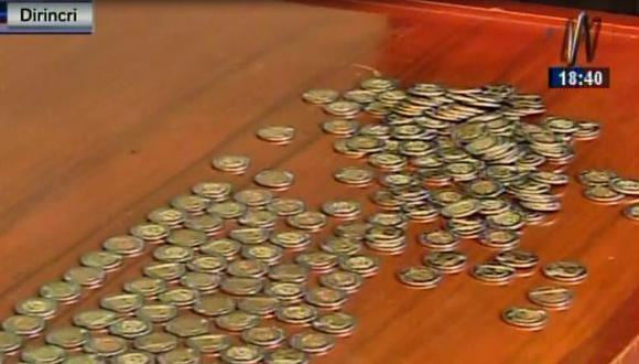Carabayllo: 3 falsificadores de monedas de S/5 fueron detenidos
