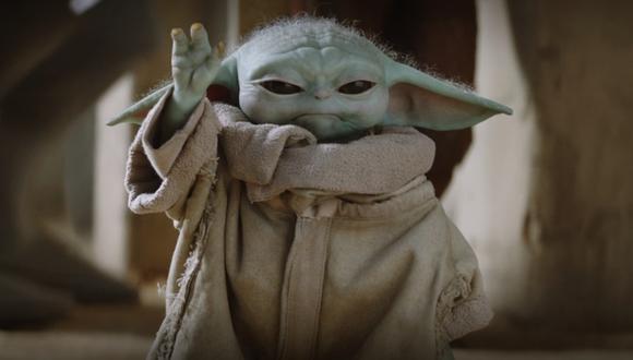 "Star Wars". Grogu, más conocido como Baby Yoda, en un momento crucial del final de "El libro de Boba Fett" ("The Book of Boba Fett"). Foto: Disney+.