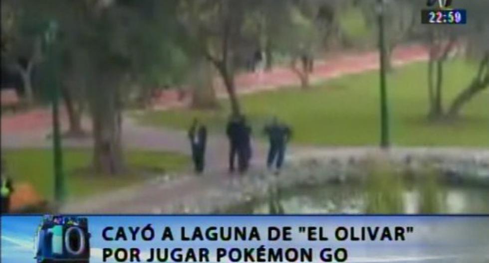 Incidente se produjo en El Olivar. (Foto: Captura)