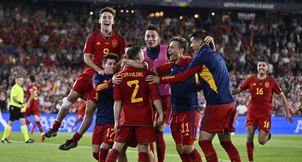España venció por penales a Croacia en la final de Nations League.