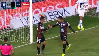 Pachuca vs. Pumas: Roberto de la Rosa colocó el 1-0 a favor de los ‘Tuzos’ tras garrafal fallo defensivo del rival | VIDEO