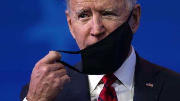 Joe Biden said, "It's a great day for America" ​​in announcing the end of the mask policy for the vaccinated in May.
