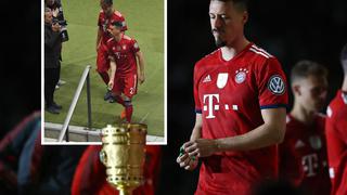 Sandro Wagner arrojó su medalla de plata luego de perder la final de la Copa Alemana