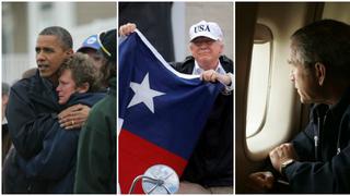 Bush, Obama, Trump: Tres reacciones ante una catástrofe natural [FOTOS]