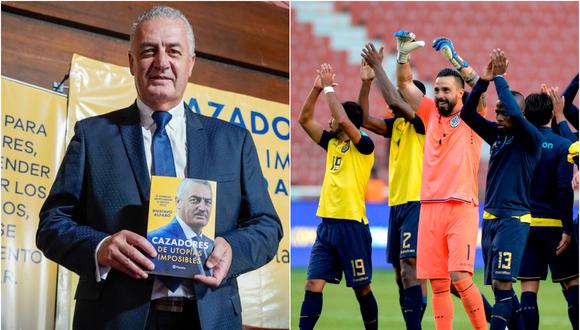 Gustavo Alfaro presentó libro sobre la clasificación de Ecuador al Mundial. (Foto: AFP)