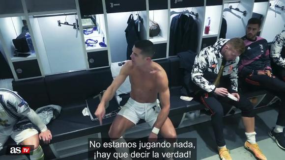 Filtran video de Cristiano Ronaldo insultando en el vestuario de Juventus | Video: Amazon Prime.