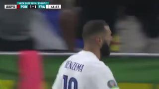 Portugal vs. Francia: doblete de Benzema para el 2-1 de ‘Bleus’ por la Eurocopa | VIDEO