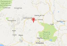 Sismo de 3,2 grados de magnitud se registró en la región Arequipa