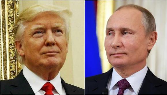 Desde la campa&ntilde;a presidencial, Donald Trump ha elogiado a Vladimir Putin, quien lo ha calificado como un hombre brillante. (Foto: Reuters)